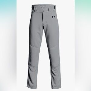 NWT, Under Armour Boys' Utility Relaxed baseball pants, size: YXS, color: gray